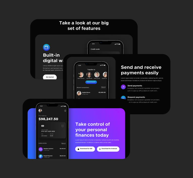 30+ Sections - Aptonic X Webflow Template